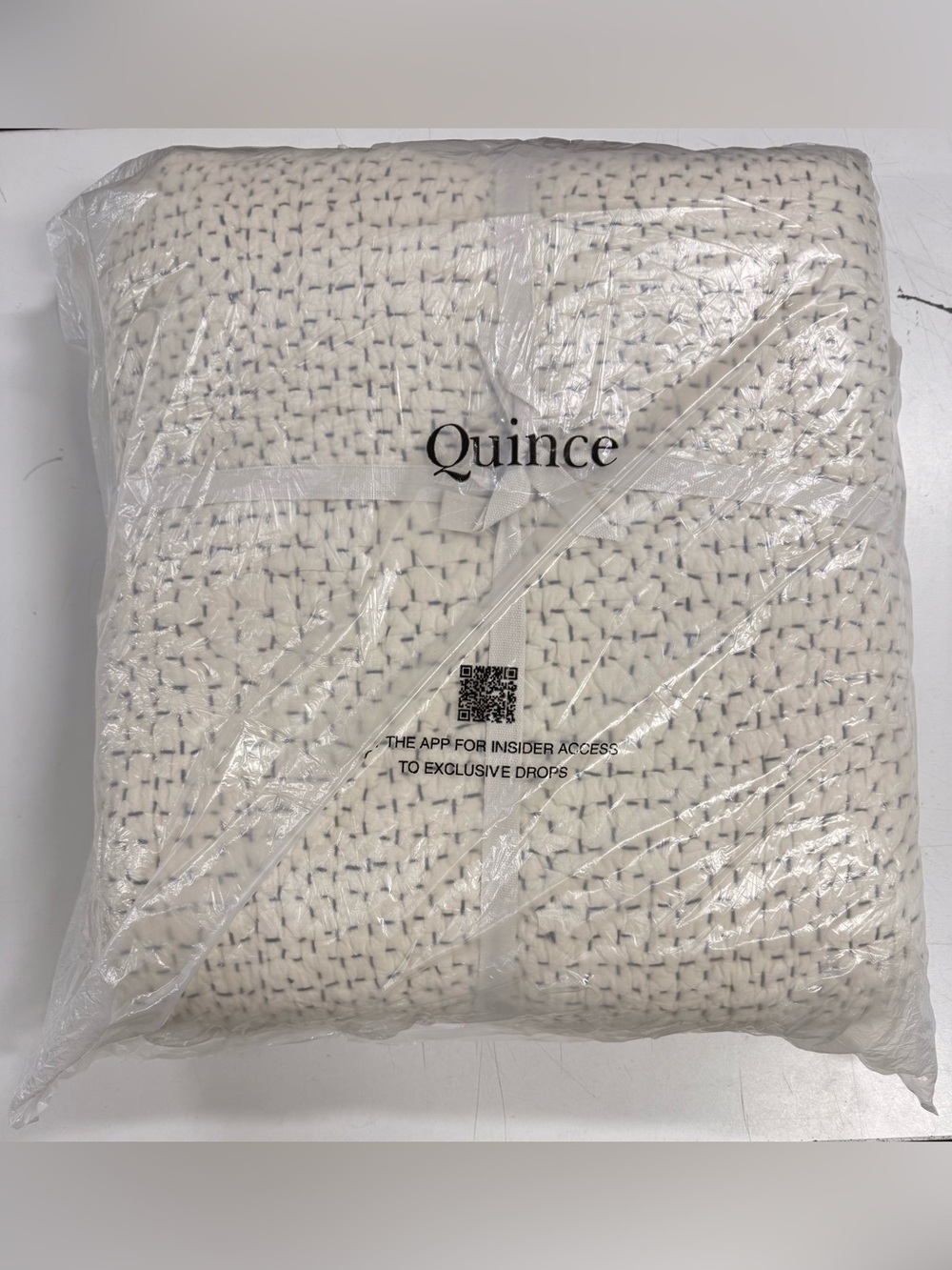 Quince Quilted Blanket Brand New 108in x 92in